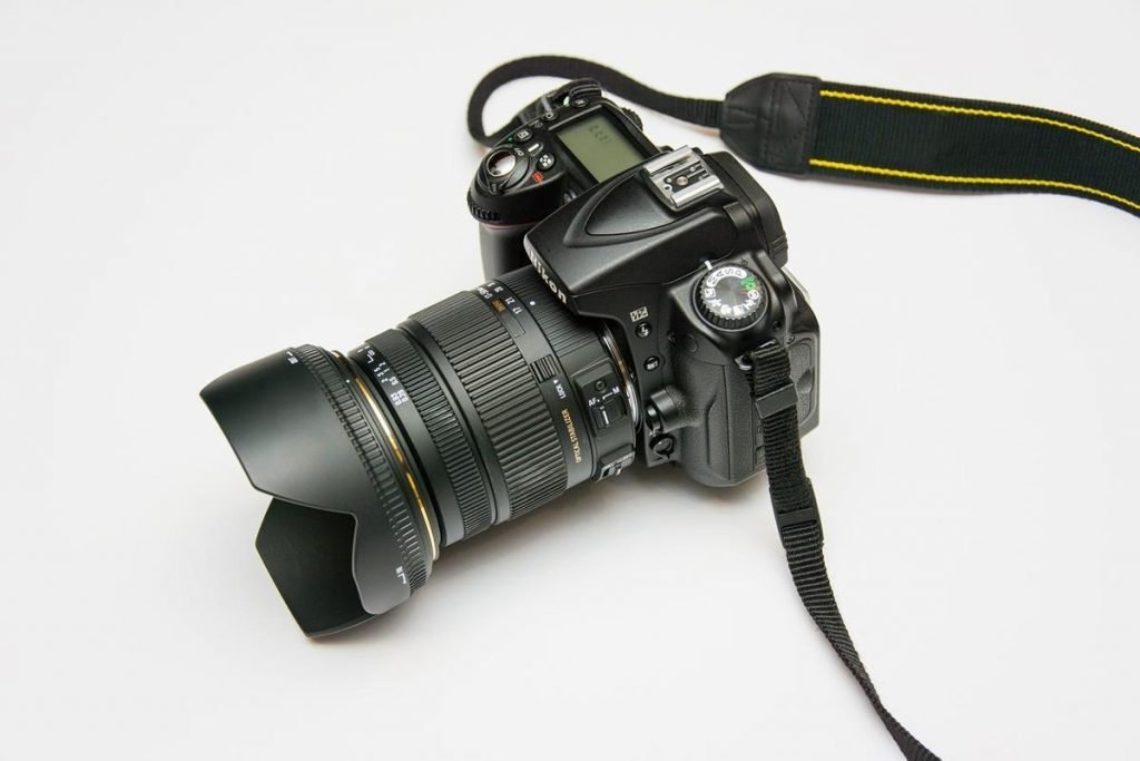 Typical DSLR camera.  