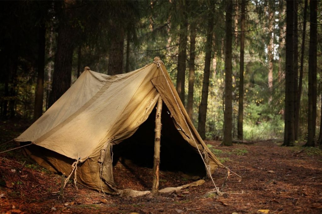 Home made a-frame tent